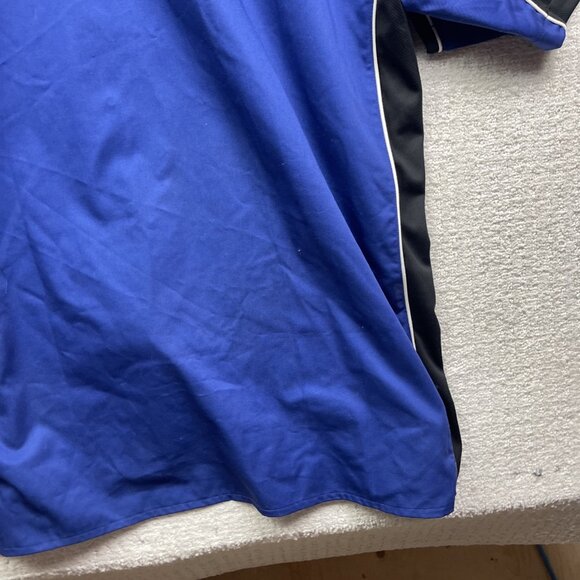 Y2K Yamaha Factory Racing Canada Button Up Crew Shirt Size 3XL Blue Motorsport - Picture 16 of 16